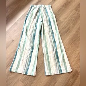 Shore,Luxury Resortwear,Soft Teal, SeaFoam/Gray-Heather, Slimming Stripes,Size M